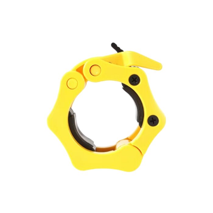 Barbell Snap Lock Collars - Yellow