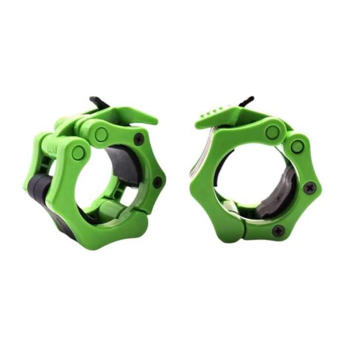 Barbell Snap Lock Collars - Green