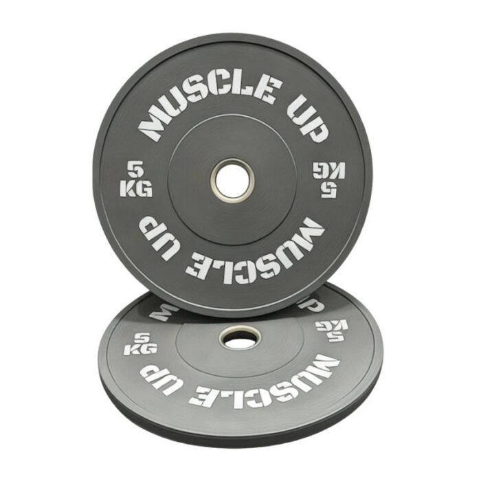 Colour Bumper Plates - 5 kg (Grey)