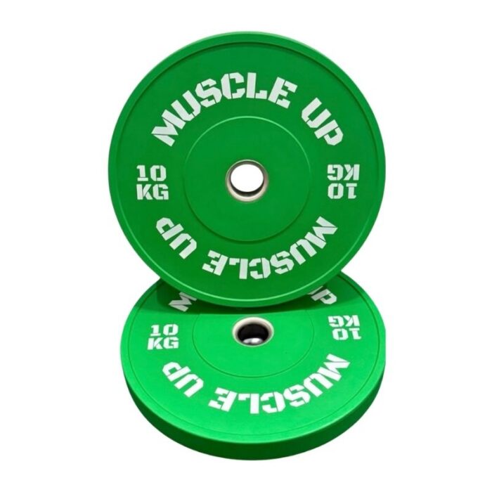 Colour Bumper Plates - 10 kg (Green)