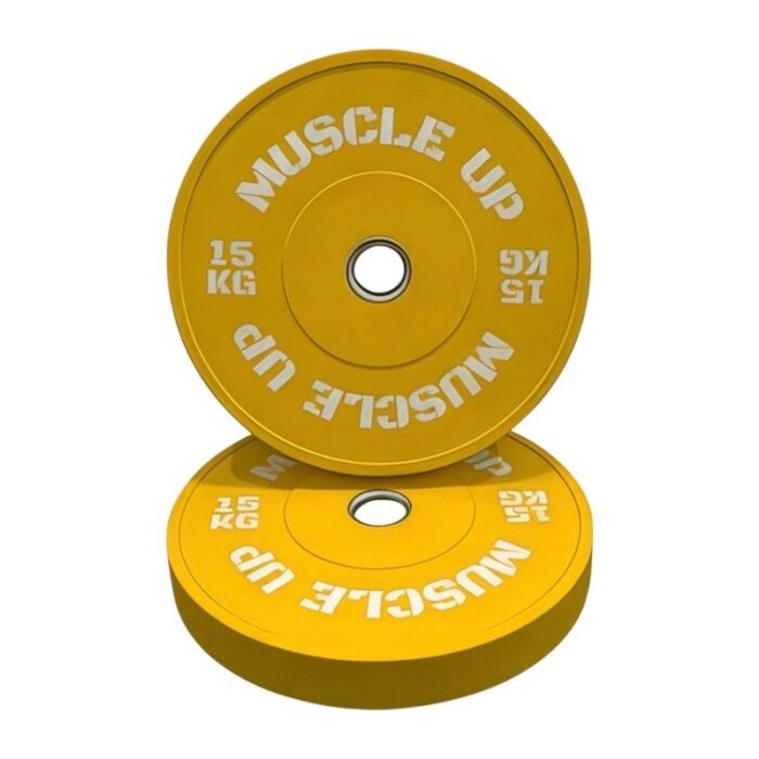 Colour Bumper Plates - 15 kg (Yellow)