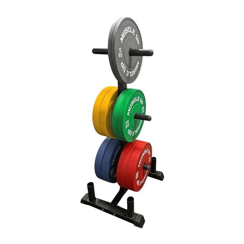 Bumper Plates & Barbell Storage Tree - Image 3